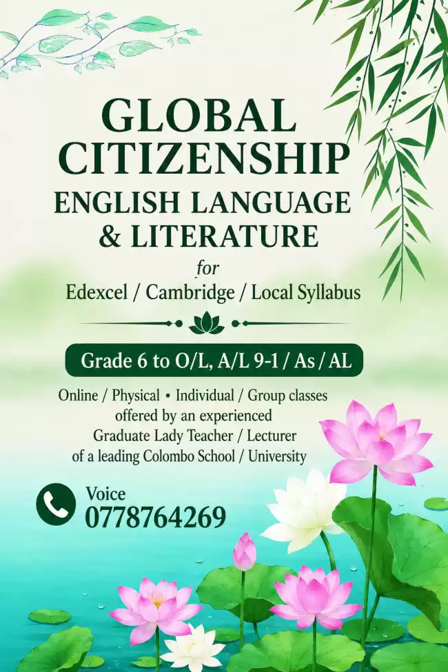 EDEXCEL/ CAMBRIDGE Eng Lang & Literature/ Global Citizenship 6 to 9-1 As AL