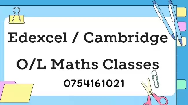 Edexcel / Cambridge (London) / Local syllabus Science & Maths Classes
