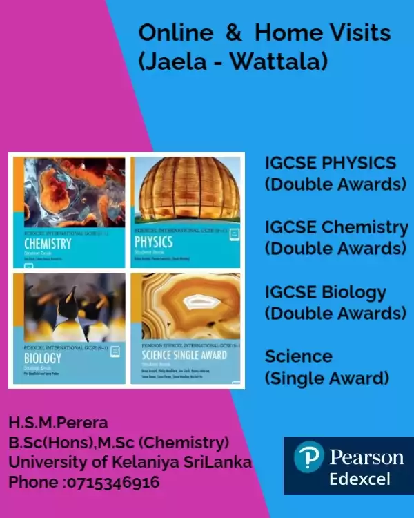 Edexcel / Cambridge Science/ Biology / Chemistry