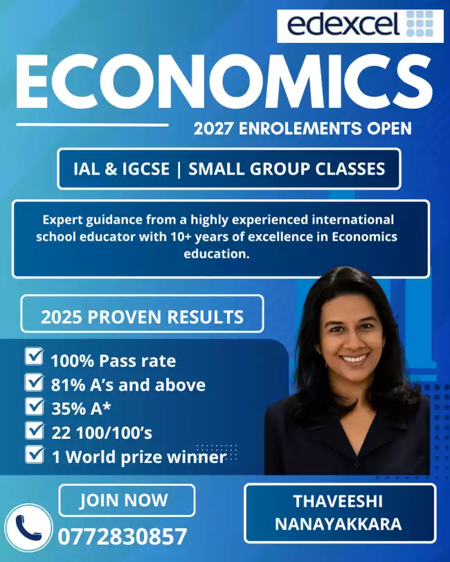 Edexcel Economics classes.