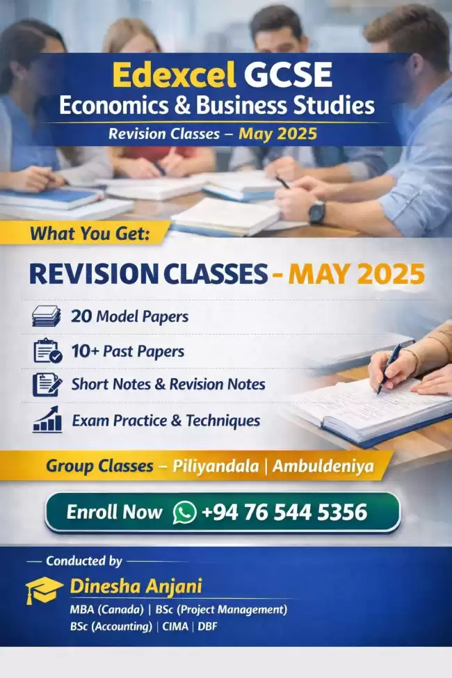 Edexcel GCSE Economics and Business studies Revision Classes