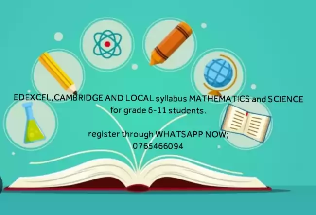 EDEXCEL grade 6 to 11 MATHS SCIENCE and ENGLISH SUBJECTS TUTORING