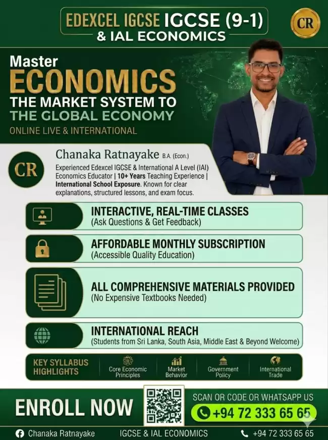 🌎 Edexcel IAL Economics