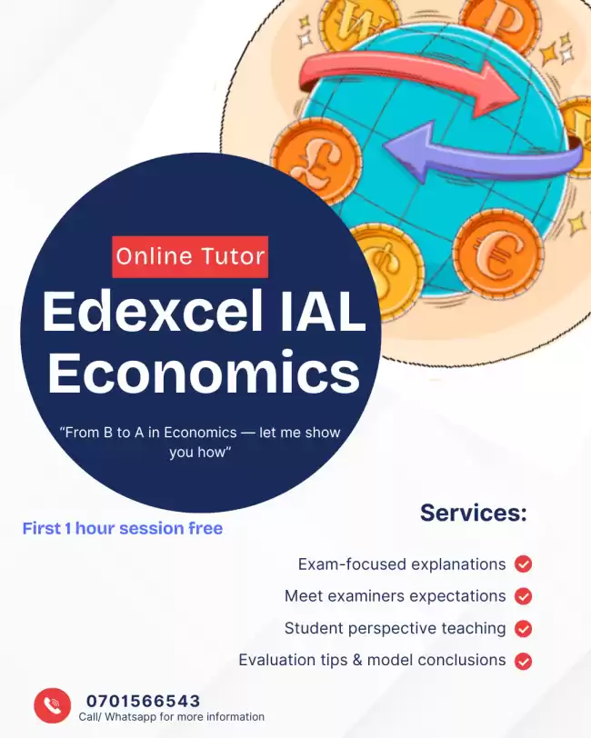 Edexcel IAL Economics Online Tutor