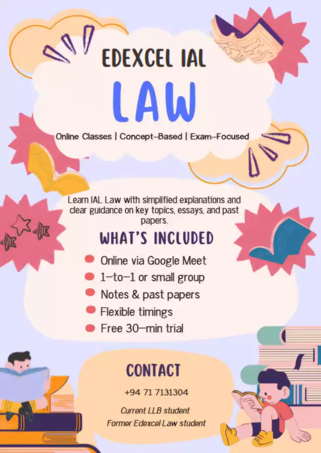EDEXCEL IAL LAW