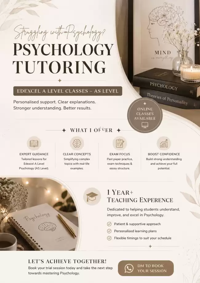 EDEXCEL IAL PSYCHOLOGY CLASS