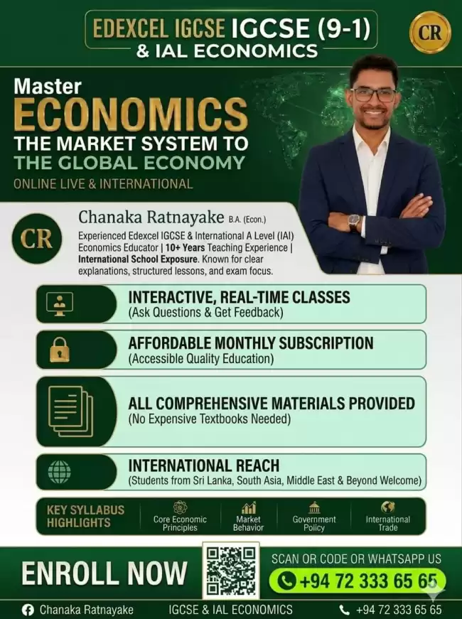 Edexcel IGCSE Economics (9-1)