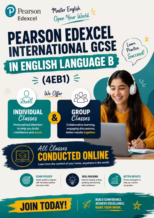 Edexcel IGCSE English Language 4EB1