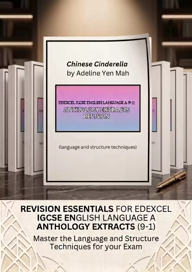 Edexcel IGCSE English language A (9-1) Anthology Extracts Revision booklets