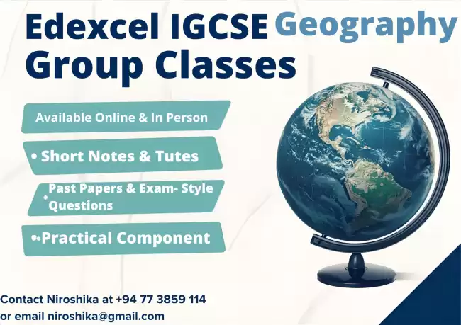 Edexcel IGCSE Geography Group Classes