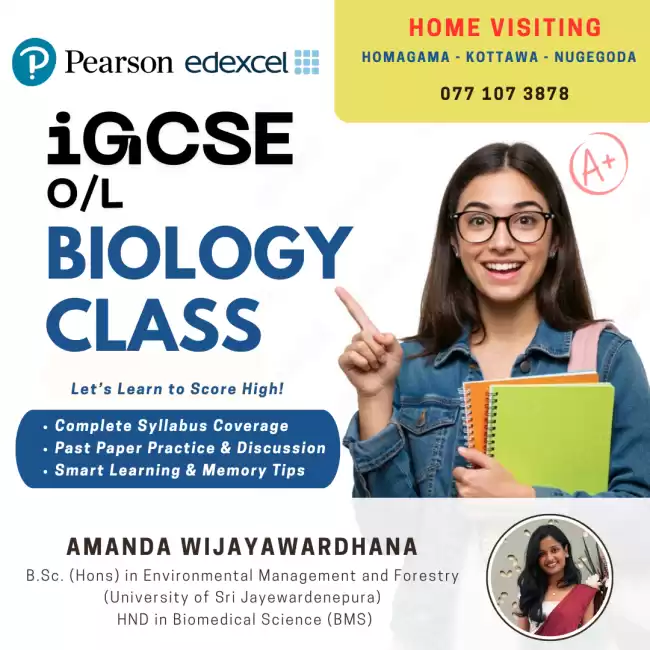 Edexcel iGCSE O/L - Biology | Home Visiting Class