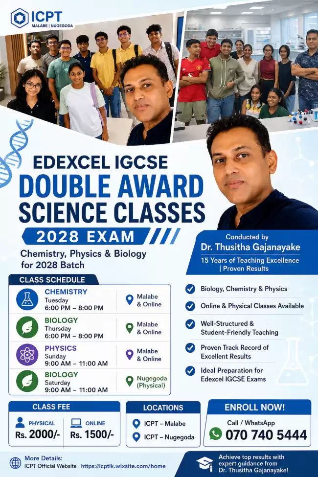 Edexcel IGCSE Physics 2028 Exam Group Class