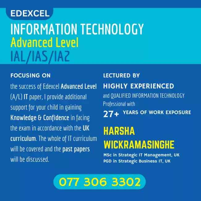 Edexcel Information Technology (AS and A2 Levels )