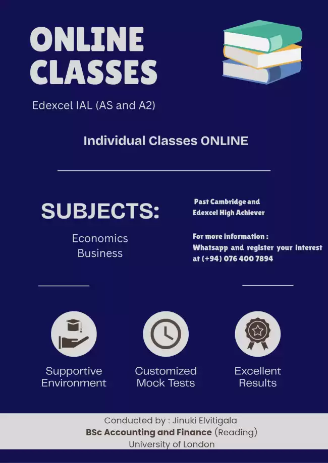 Edexcel Online Economics and Business classes