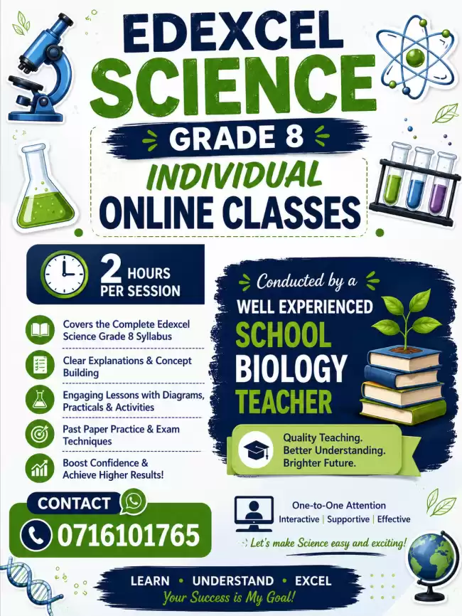 Edexcel Online Science classes