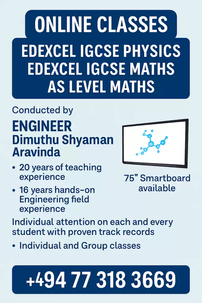 Edexcel Physics Maths