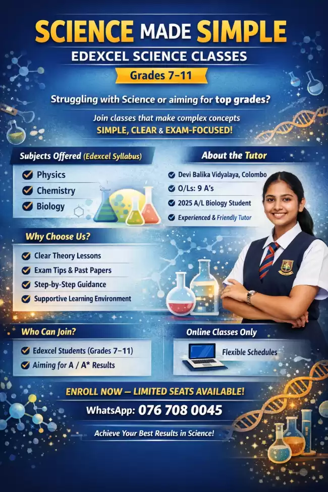Edexcel Science Classes