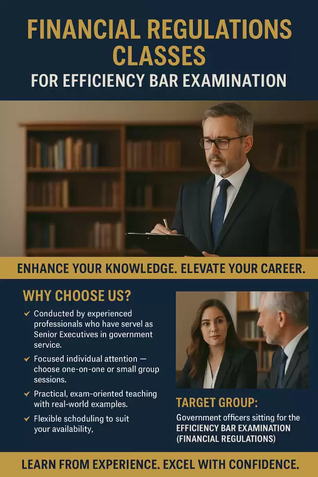 Efficiency bar financial regulations