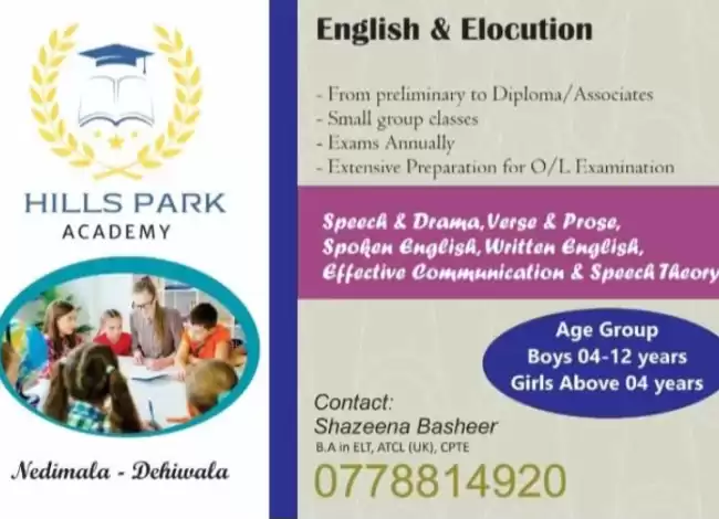 Elocution Class