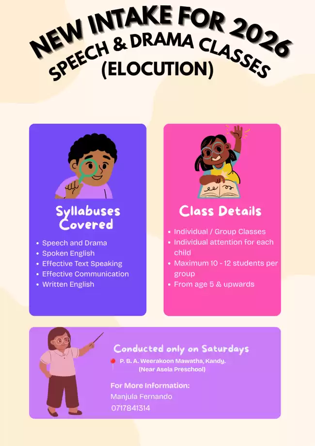 Elocution Classes