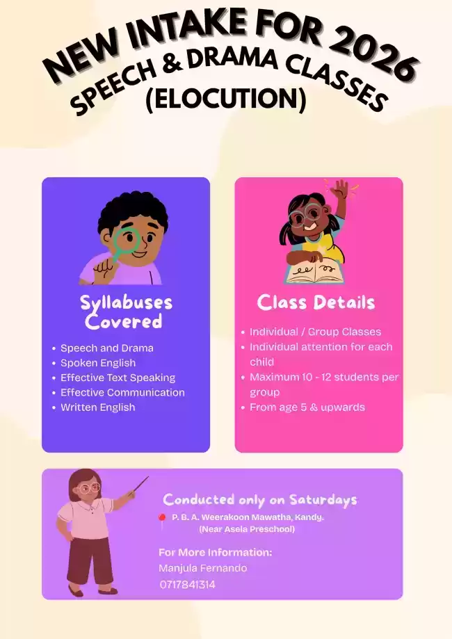 Elocution Classes