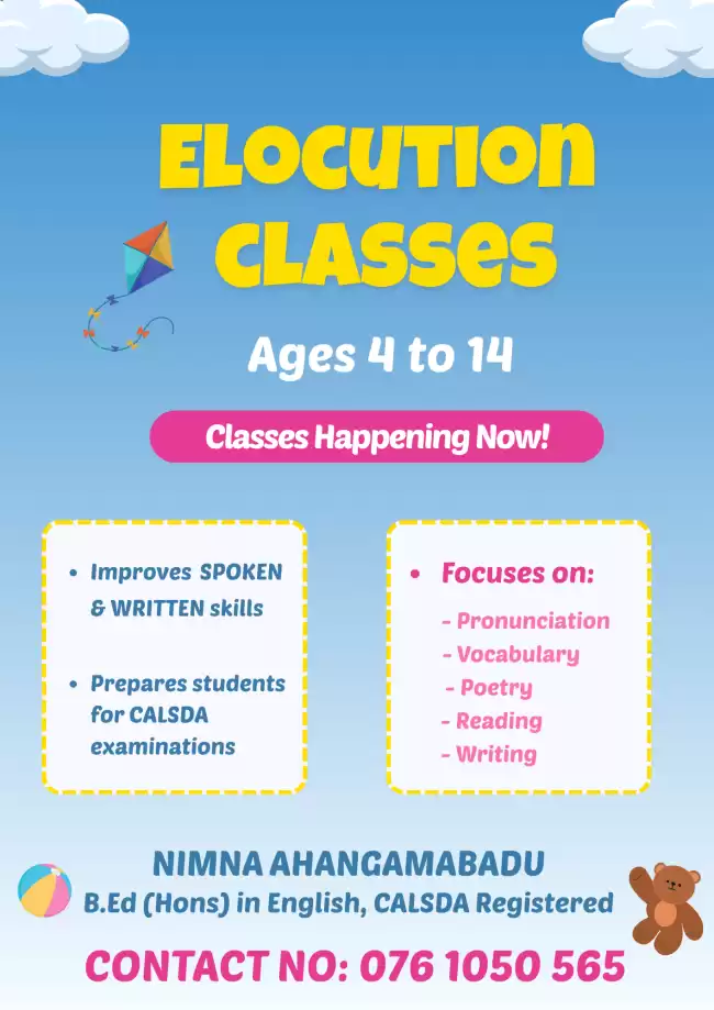 Elocution Classes