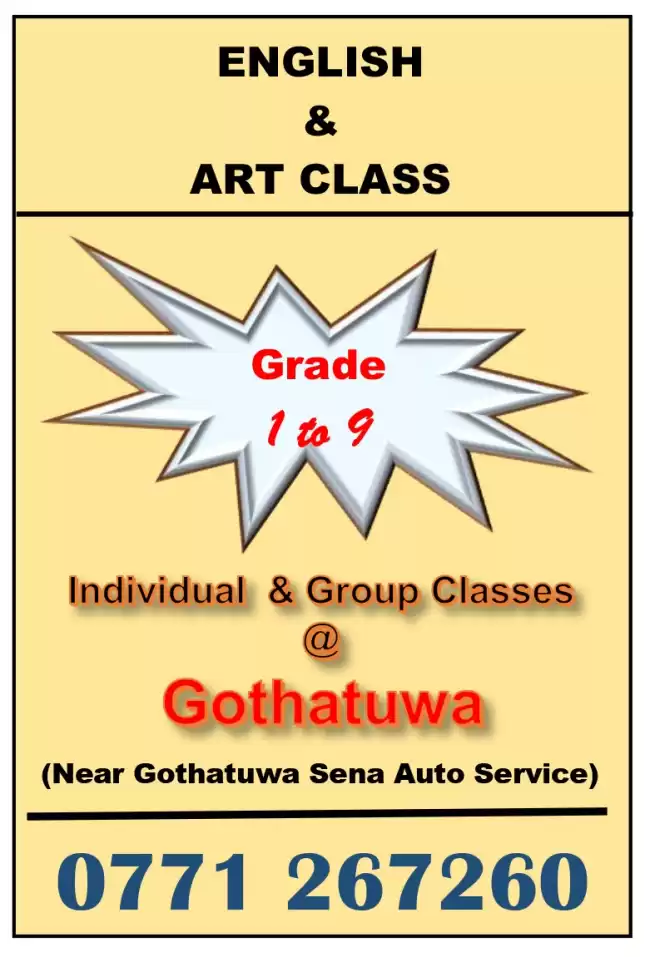 English and Art Classes for School Students