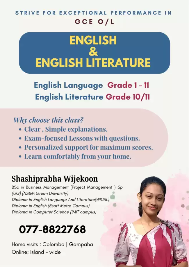English And English Literature for OL