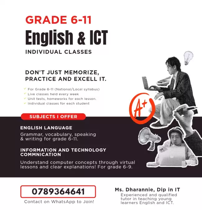 ENGLISH AND ICT GRADE 6 - 11