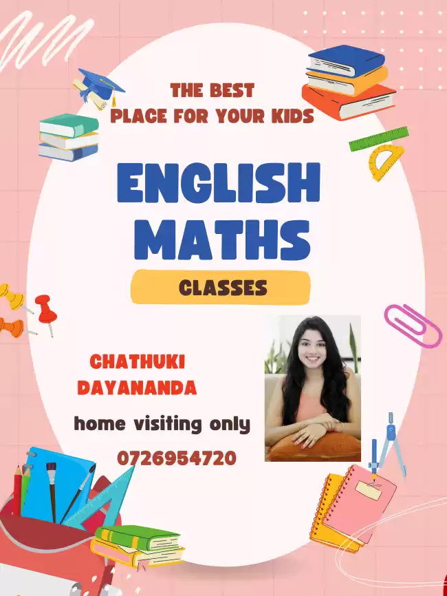 English and Maths classes for grade 1- 9