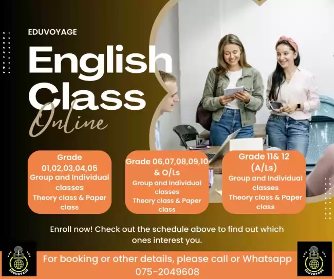 English class | English (O/L (Grade 6-11)) | ONLINE