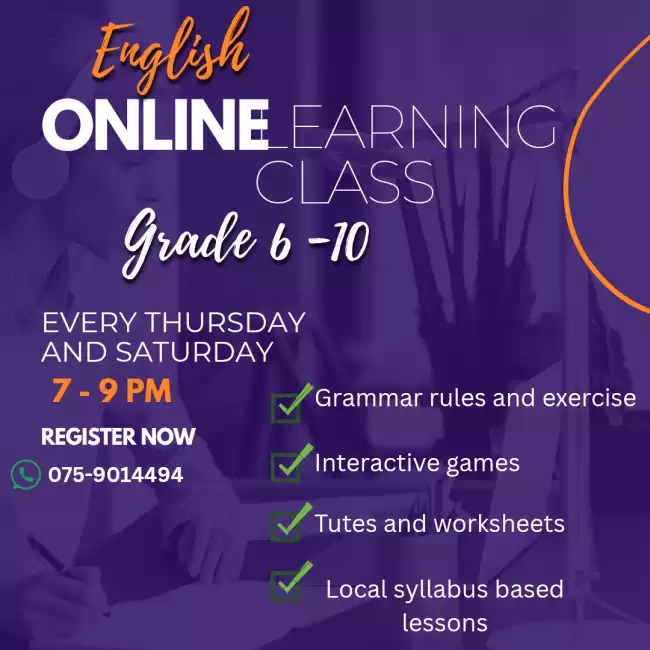 English class for 6-11