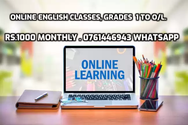 English class for grade 6 to O/L