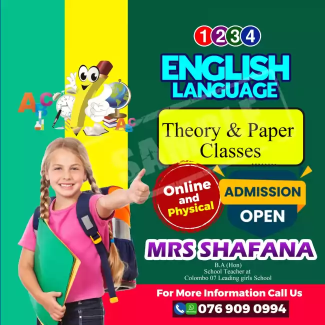 English class online and physical