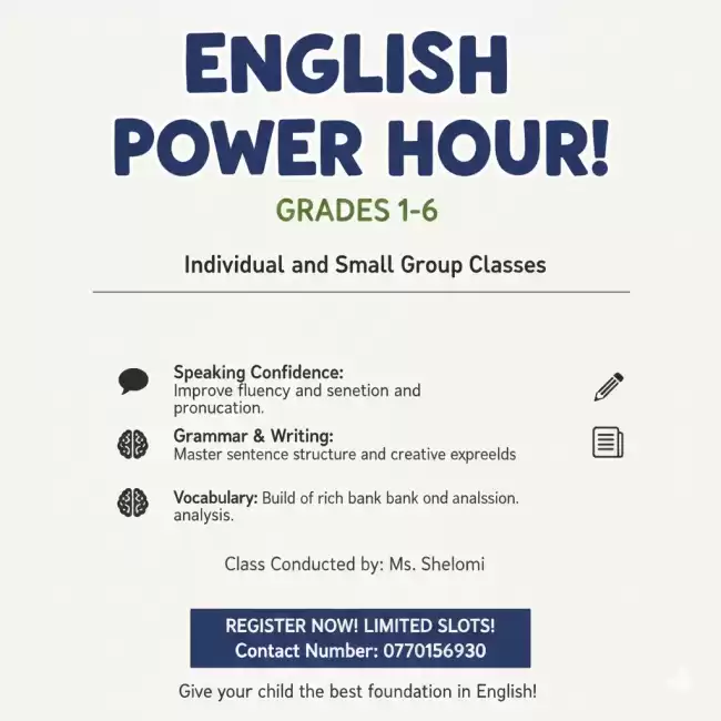 ENGLISH CLASSES