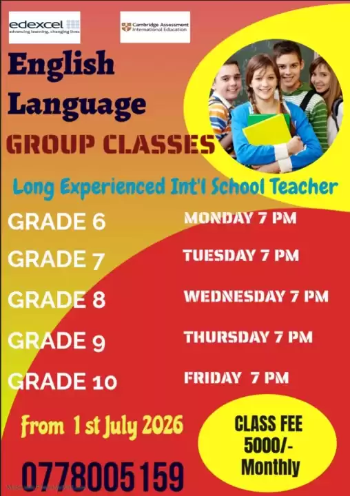 ENGLISH CLASSES