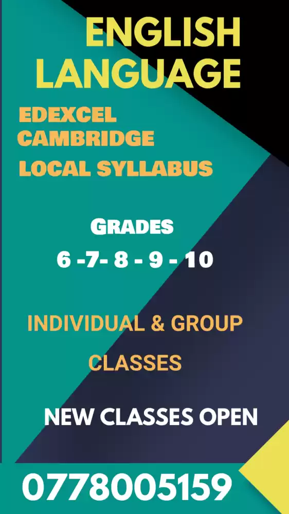 ENGLISH CLASSES