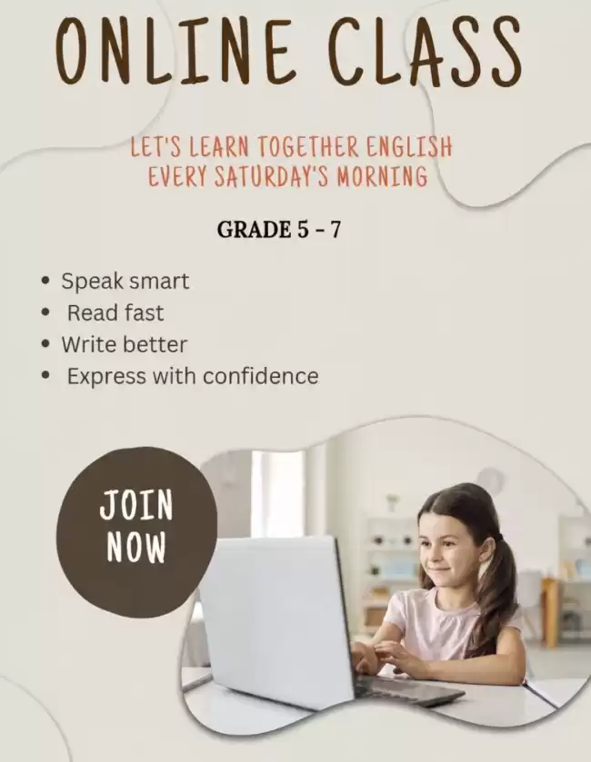 English Classes for Grade 5 to G.C.E. O/L Students | 5 ශ්‍රේණියේ සිට අ.පො.ස. සාමාන්‍ය පෙළ දක්වා ඉංග්‍රීසි පන්ති