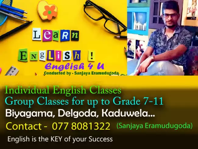 ENGLISH CLASSES for Grade 6-11 (English is the key of your Success)