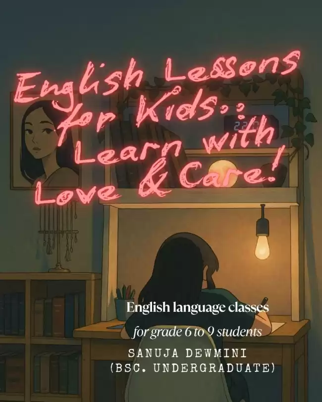 English classes for grade 6 to 9 students