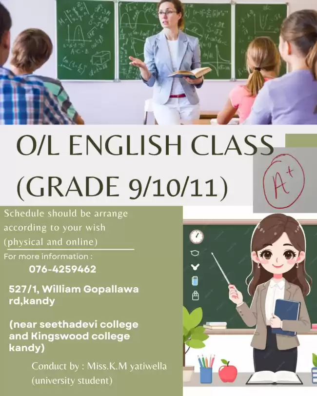 English classes for grade 9/10/11