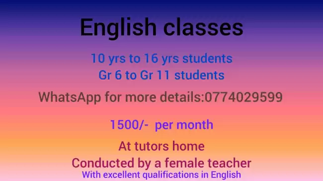 English classes for Kids