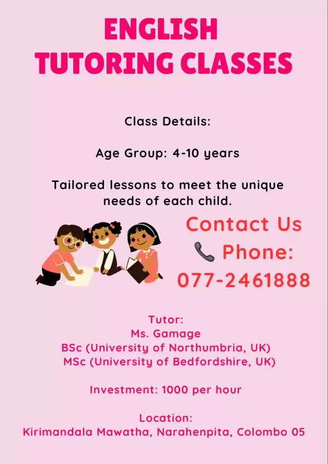 English Classes for Kids