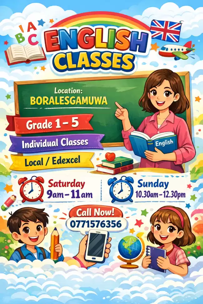 English Classes for kids