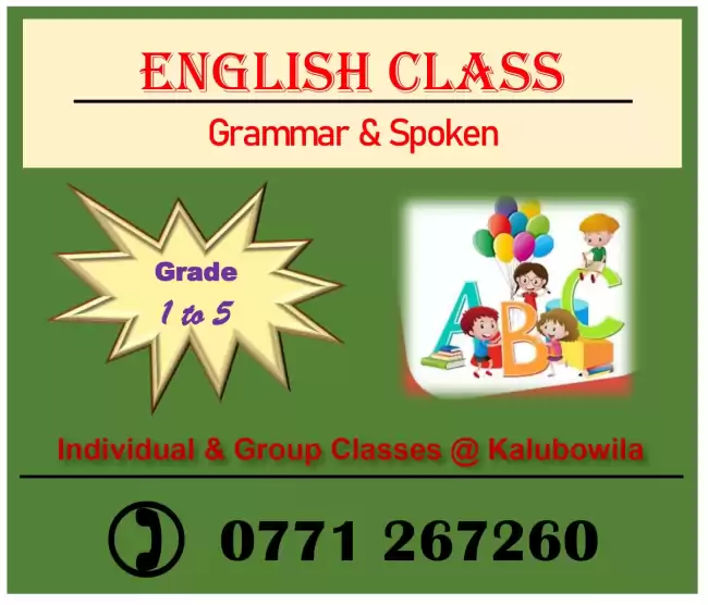 English Classes for School Students