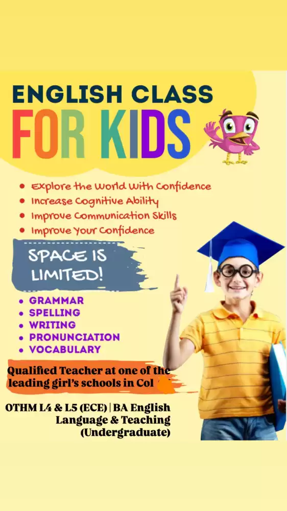 English Classes for Young learners