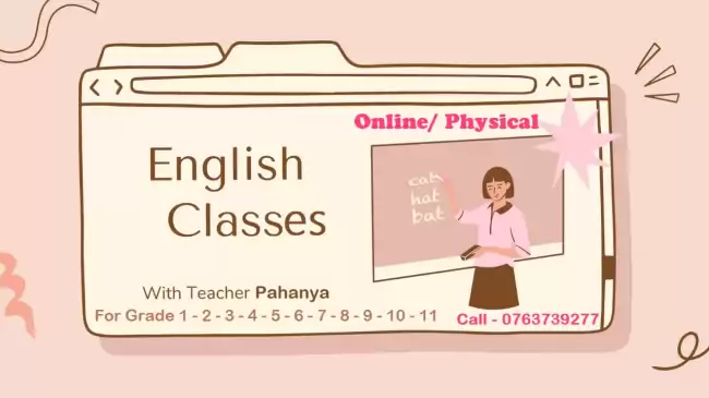 English Classes from Grade 1 to 11