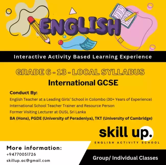 English Classes - IGCSE/Local