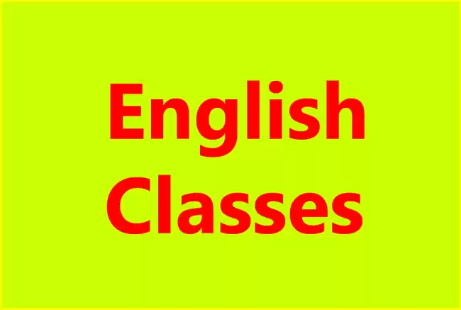 English classes (Local & International)