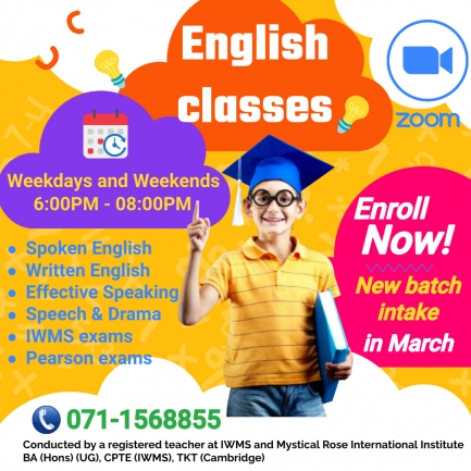 English classes - Online